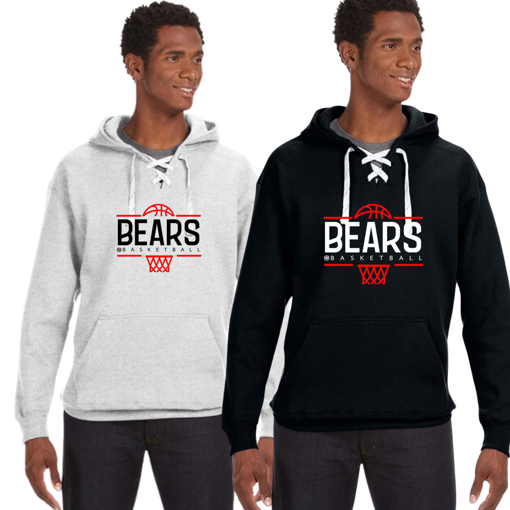 Boyertown Basketball Buckets Thick Laced Adult Hoodie