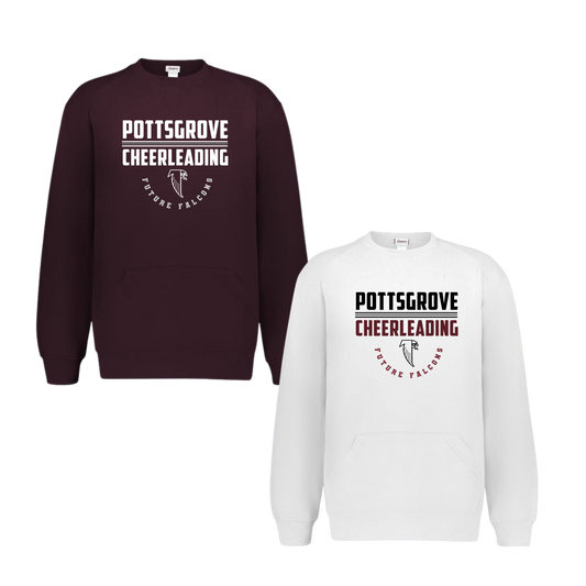 PGFF Cheer Crewneck With Front Pouch Pockets - Flyer
