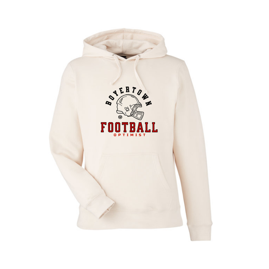 Boyertown Optimist Football Unisex Hoodie Off White