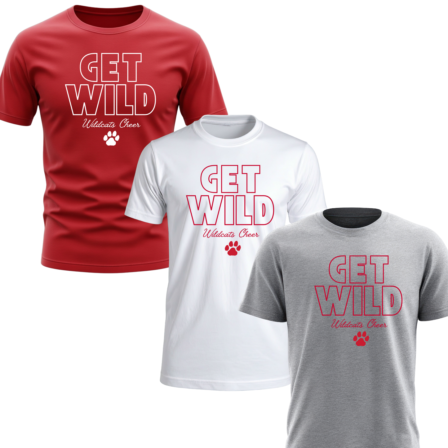 CYFO Wildcats Cheer Unisex Tee - Get Wild
