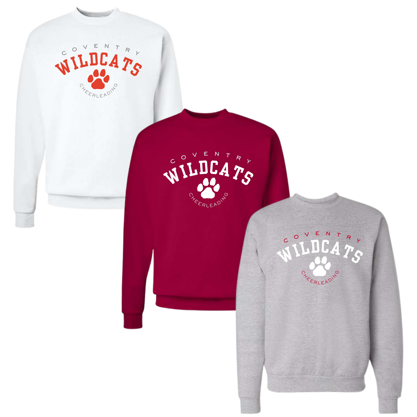CYFO Wildcats Cheer Unisex Crewneck - Flow