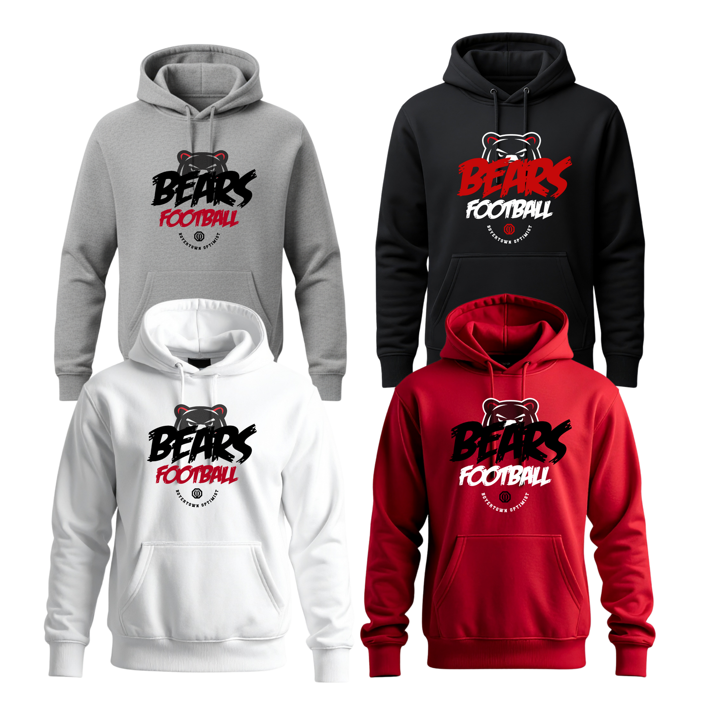 Boyertown Optimist Football Unisex Hoodie -  Flex