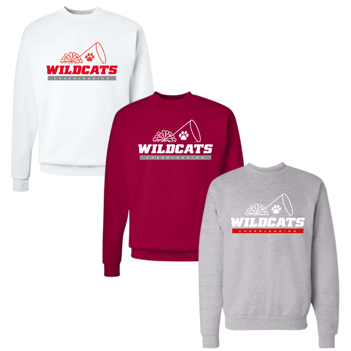 CYFO Wildcats Cheer Unisex Crewneck - Spirit