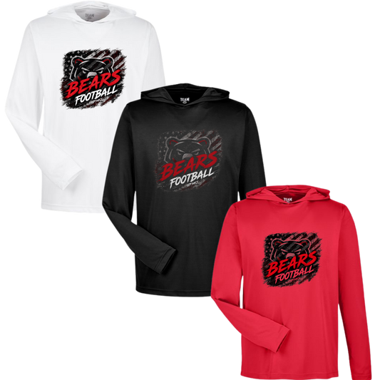 Boyertown Optimist Football Unisex Hooded Performance LS Tee - Gunner