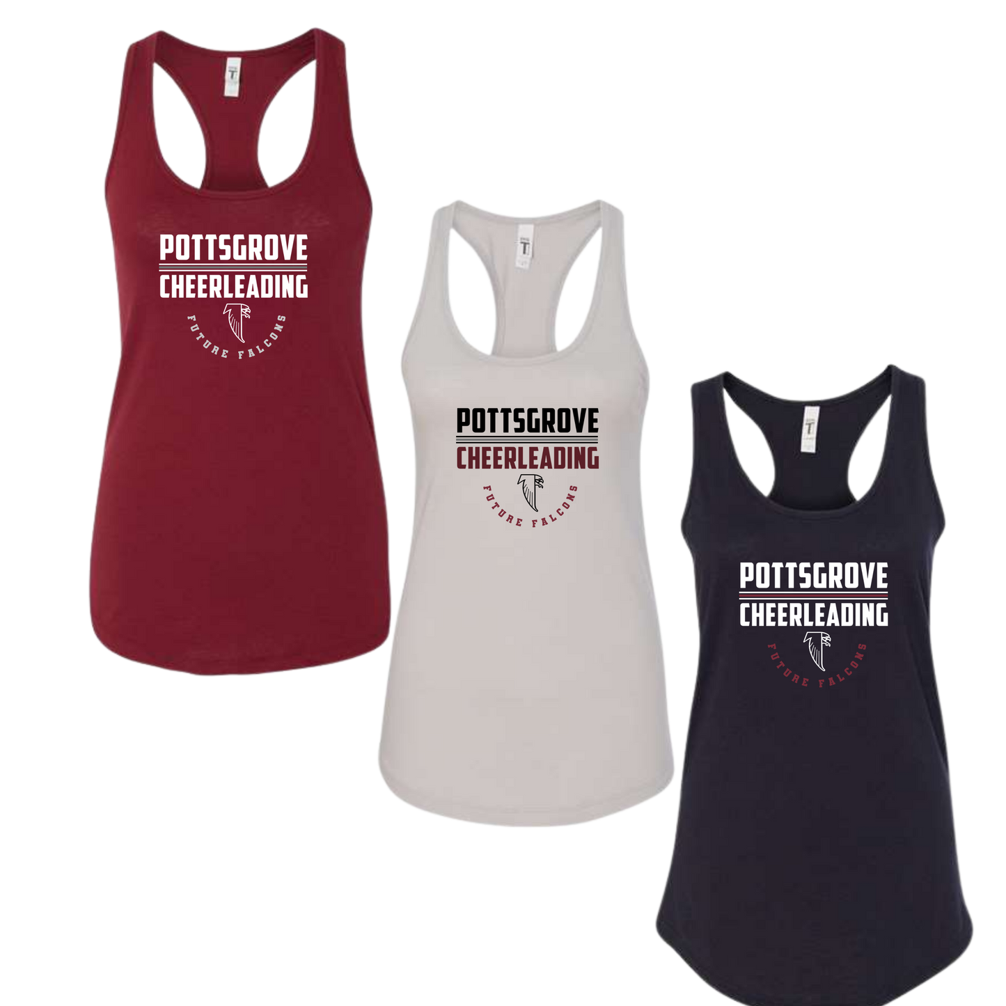 PGFF Cheer Ladies Tank Top - Flyer
