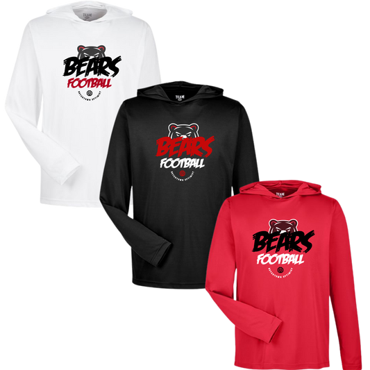 Boyertown Optimist Football Unisex Hooded Performance LS Tee - Flex