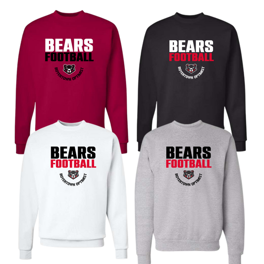 Boyertown Optimist Football Unisex Crewneck Sweatshirt -  Dominate