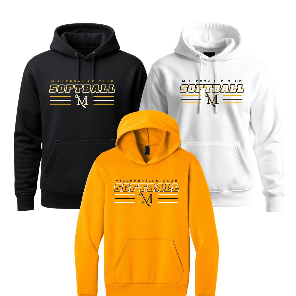 Millersville Club Softball Unisex Hoodie - Draft