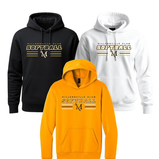 Millersville Club Softball Unisex Hoodie - Draft
