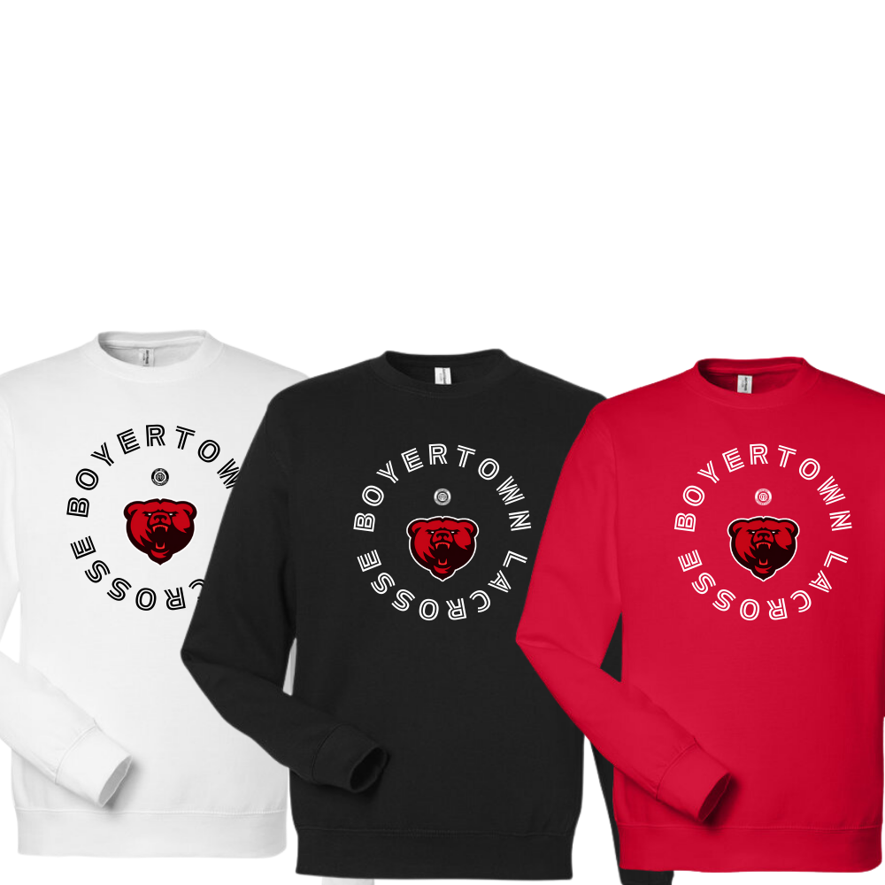 Boyertown LAX Crewneck Unisex Full Circle