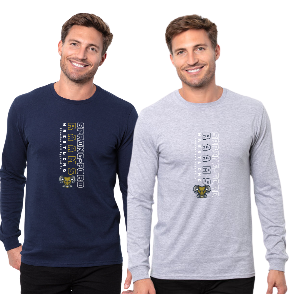 SF Wrestling LS Unisex Tee Vertical Design