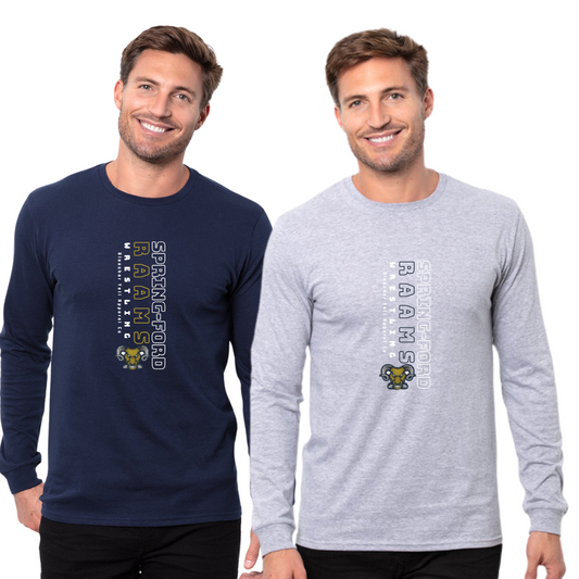 SF Wrestling LS Unisex Tee Vertical Design