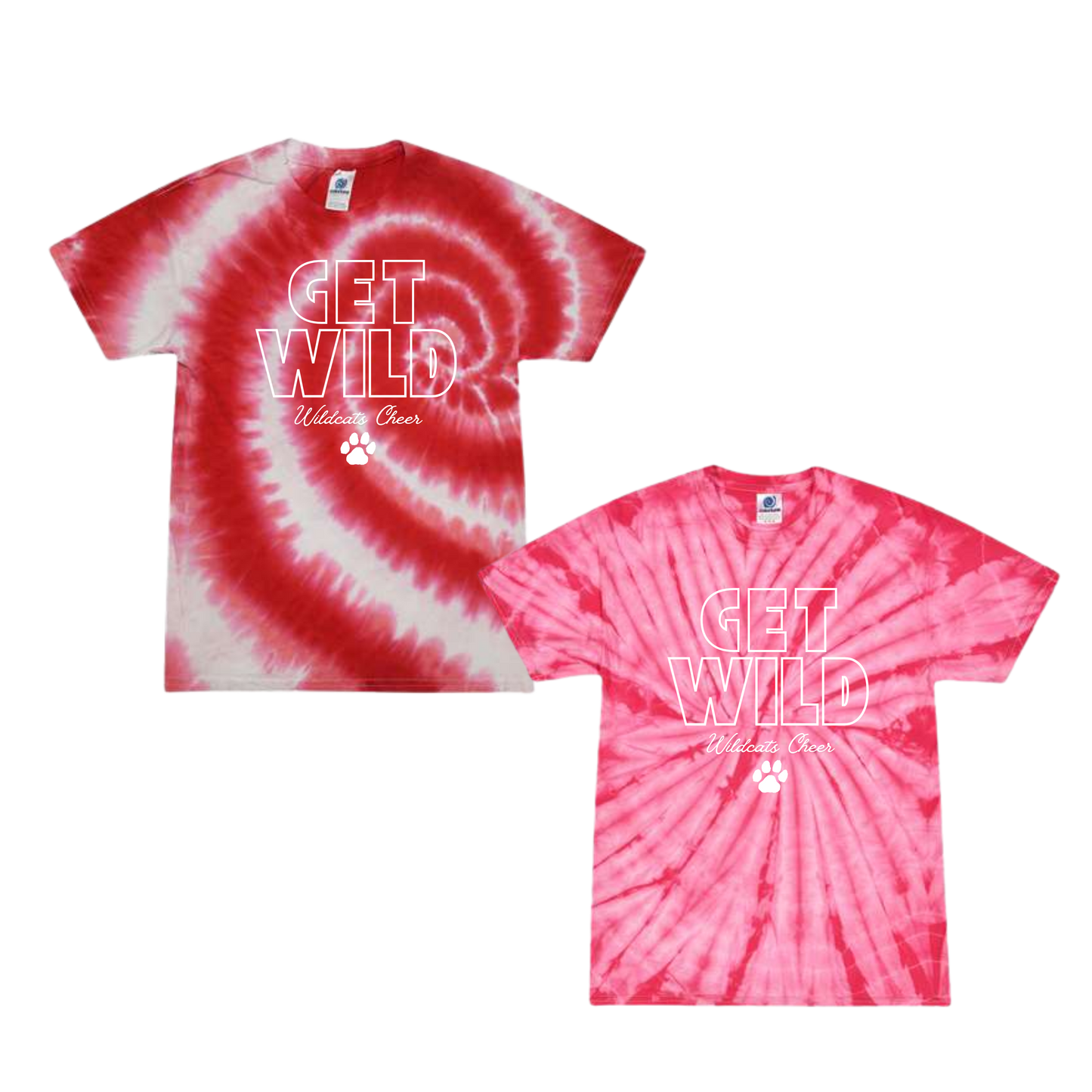 CYFO Wildcats  Cheer Tie Dye Tee
