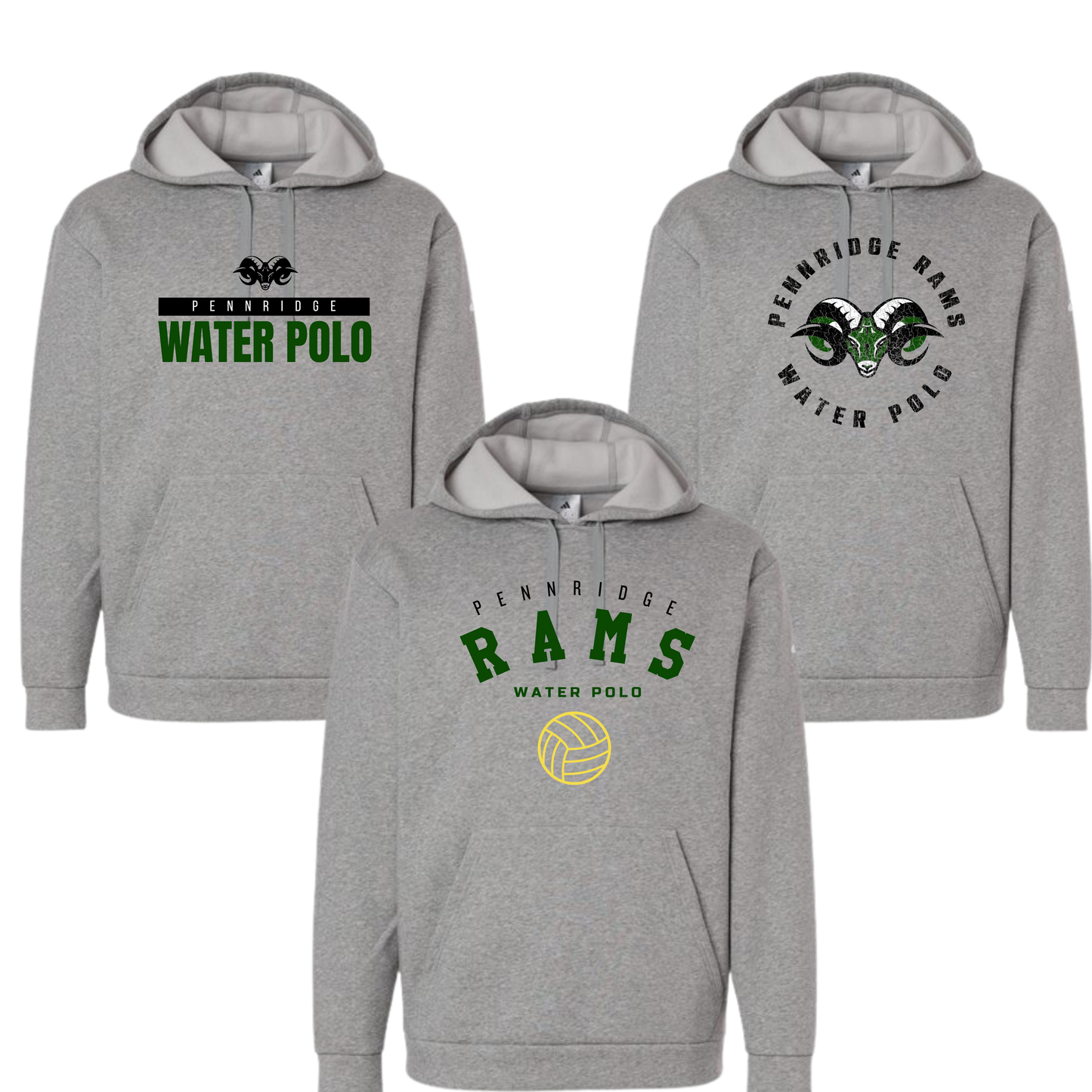 Pennridge Water Polo Mens & Ladies Adidas Brand Hoodie