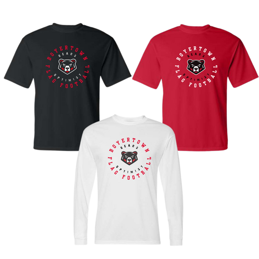 Boyertown Optimist Football Dri Fit Apparel Long Sleeve & Short - Edge