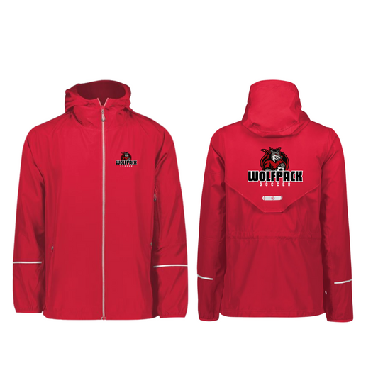 Wolfpack Mens & Womens Packable Windbreaker Lightweight