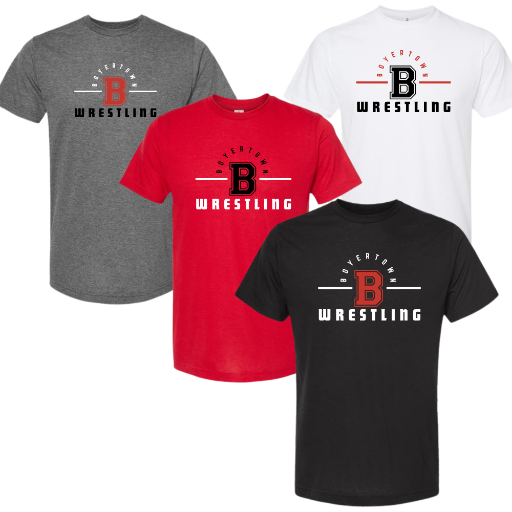 Boyertown Wrestling Blended Unisex Tee All American
