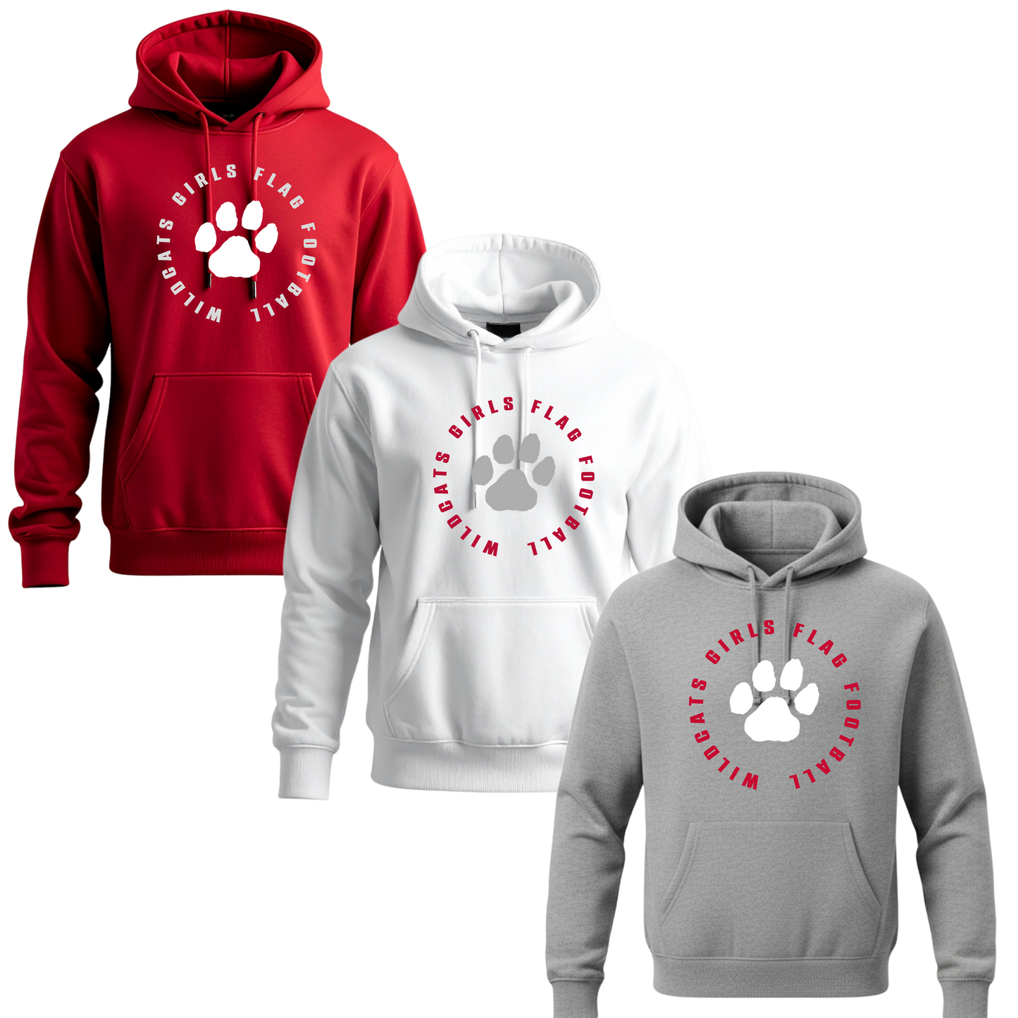 CYFO Wildcats Flag Unisex Hoodie - Circle