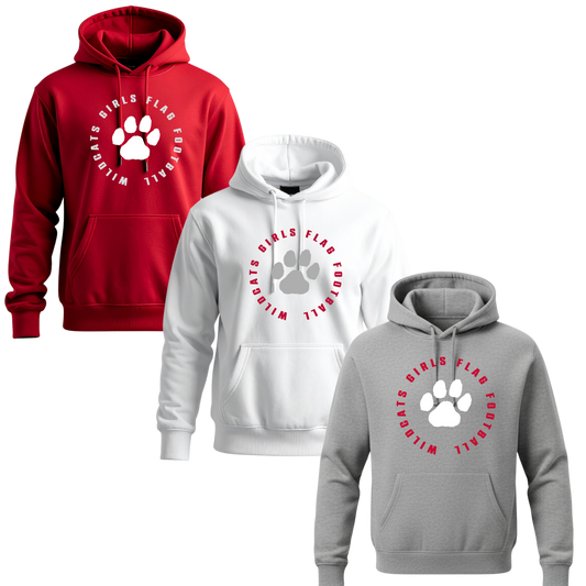 CYFO Wildcats Flag Unisex Hoodie - Circle