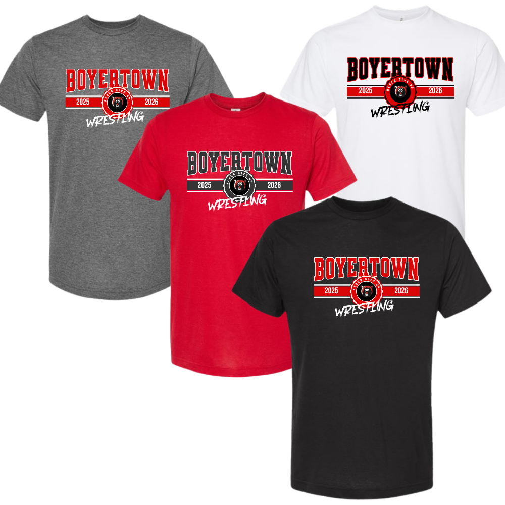 Boyertown Wrestling Blended Unisex Tee Hometown