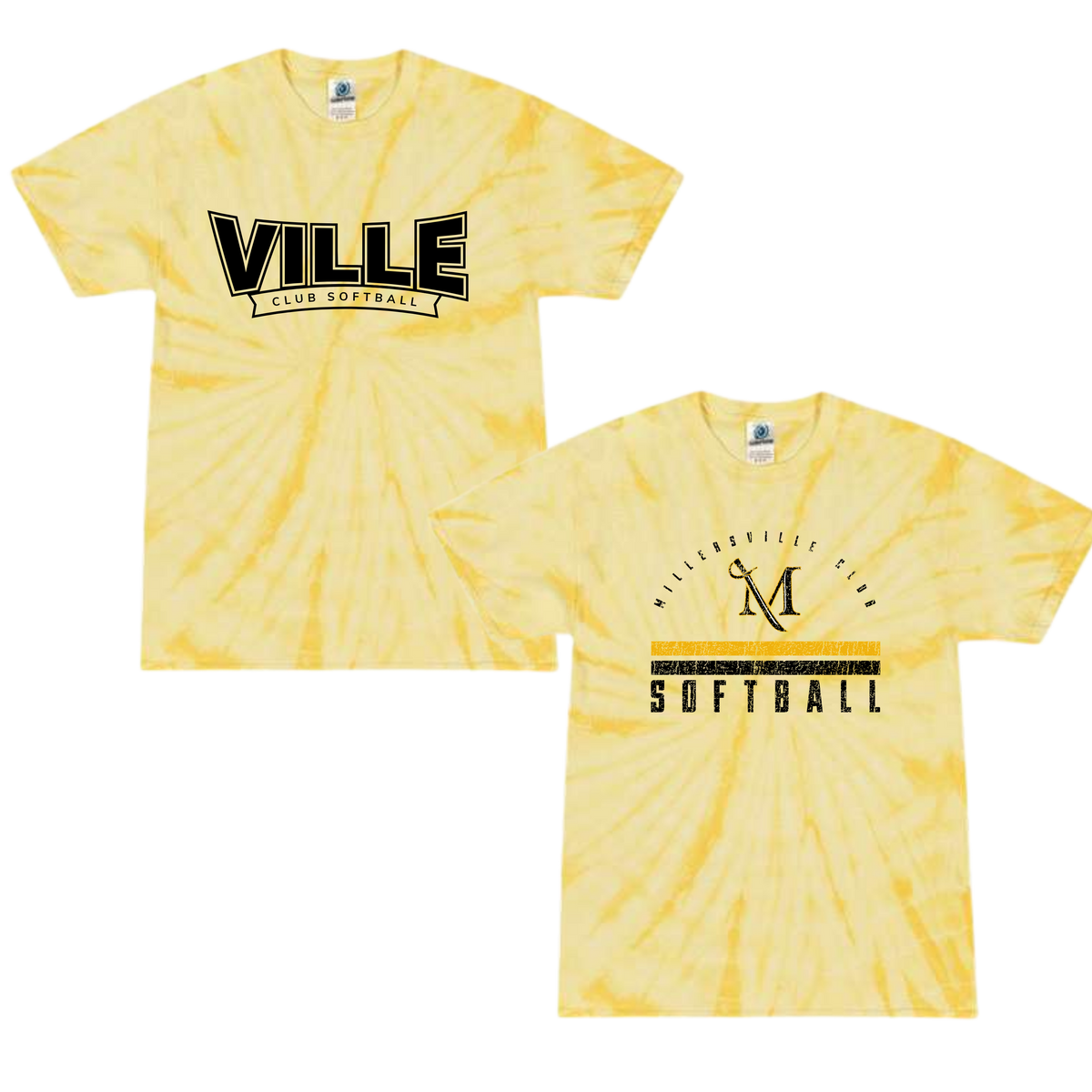 Millersville Club Softball Unisex Tie Dye Tee