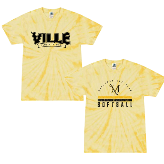 Millersville Club Softball Unisex Tie Dye Tee