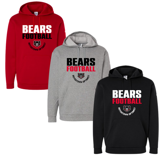 Boyertown Optimist Football Mens & Womens Adidas Hoodie - Dominate