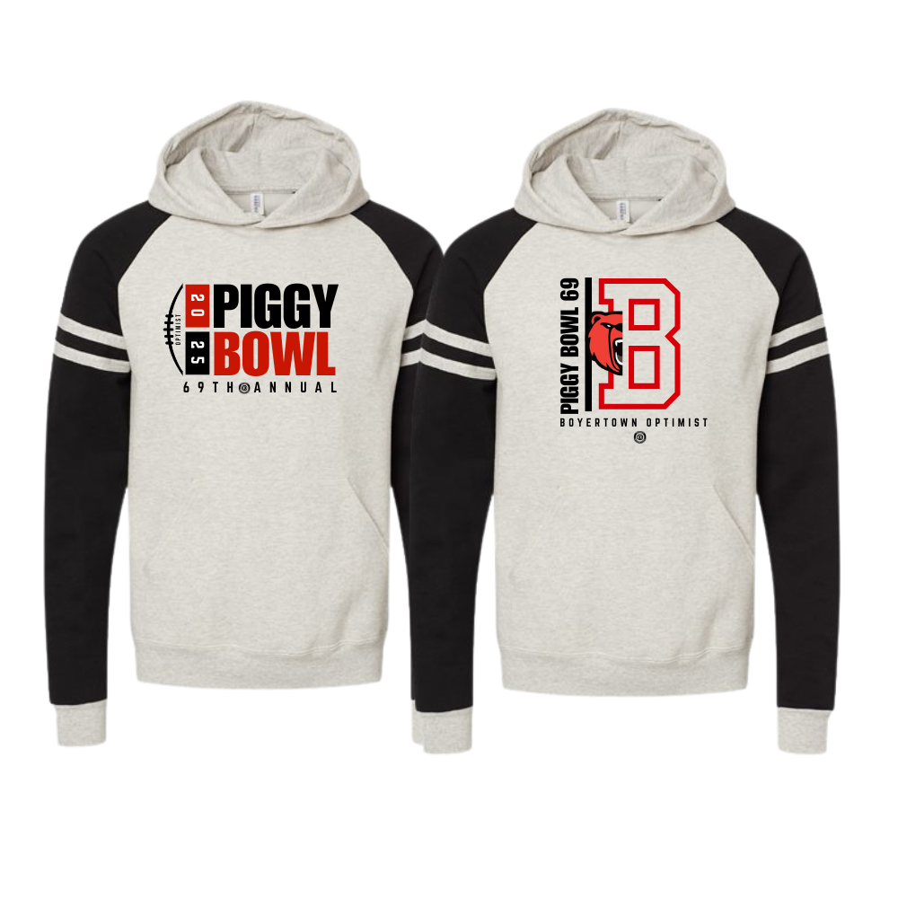 Piggy Bowl Varsity Style Hoodie