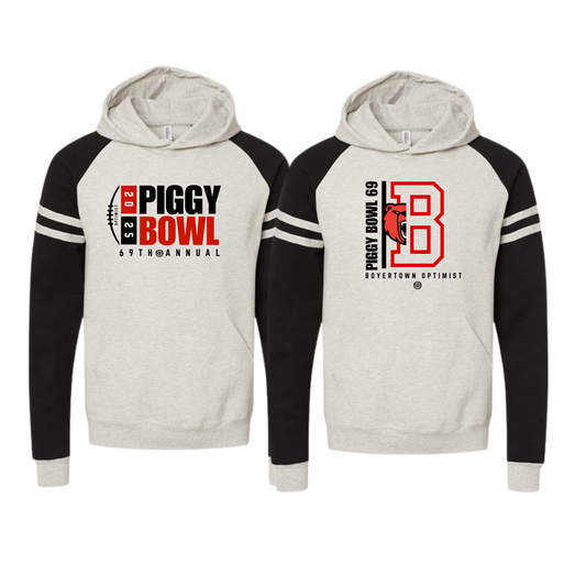 Piggy Bowl Varsity Style Hoodie