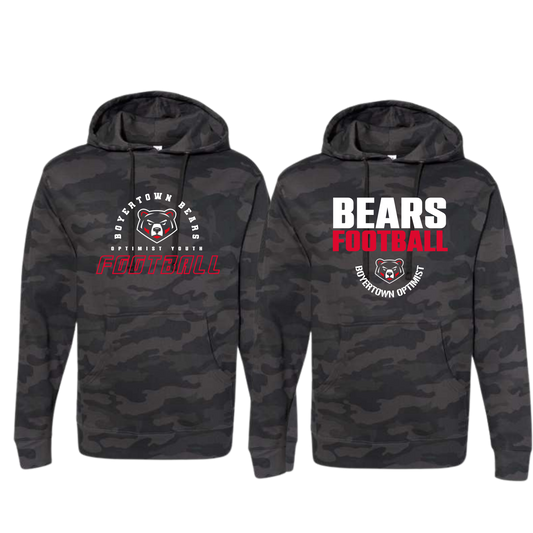 Boyertown Optimist Football Ghost Camo Unisex Hoodie