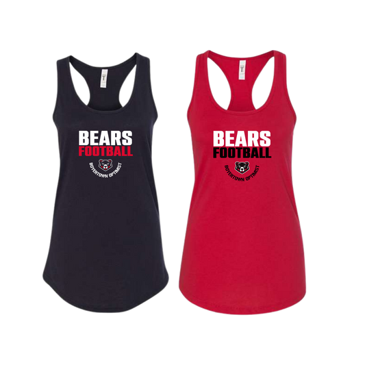 Boyertown Optimist Football Ladies Racerback Tank - Dominate