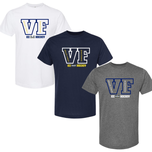 Minutemen Ice Hockey Unisex Poly Blended Tee VF
