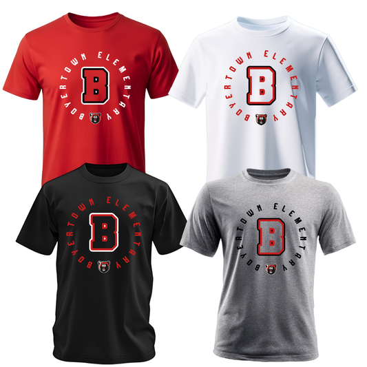 BES Unisex Blended Tee Circle B