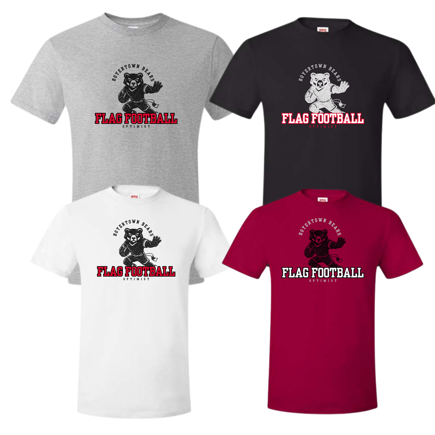 Boyertown Optimist Flag Football Unisex Tee - Heisman & Lady Heisman