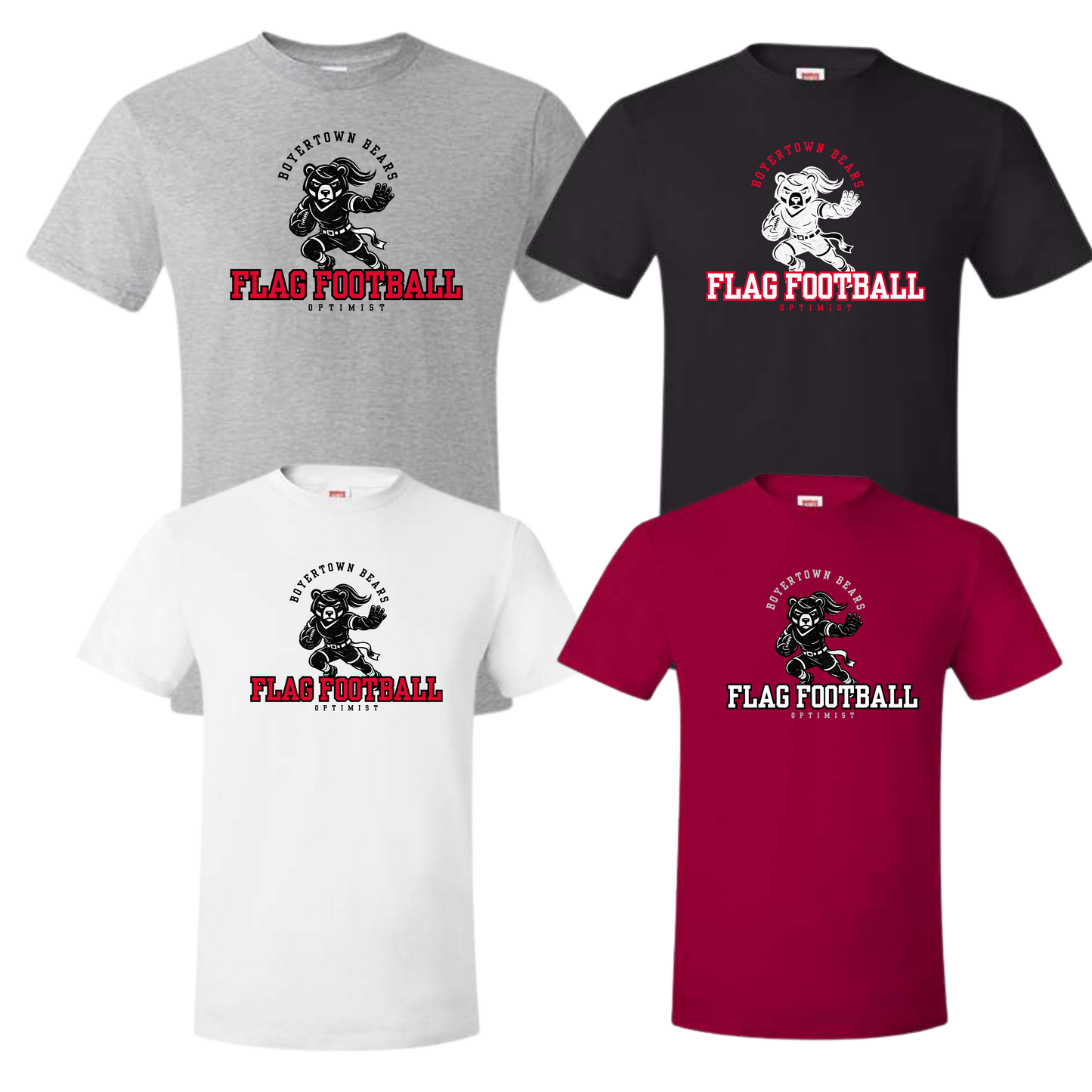Boyertown Optimist Flag Football Unisex Tee - Heisman & Lady Heisman