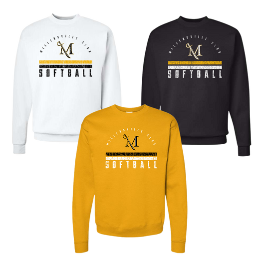 Millersville Club Softball Unisex Crew - Vintage