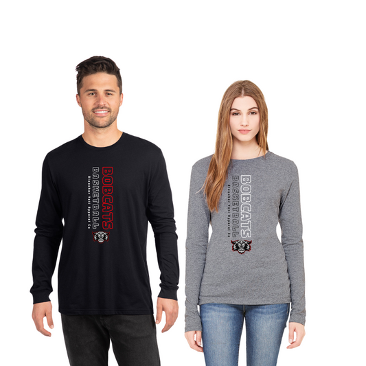 Bobcats Vertical LS Unisex Tee