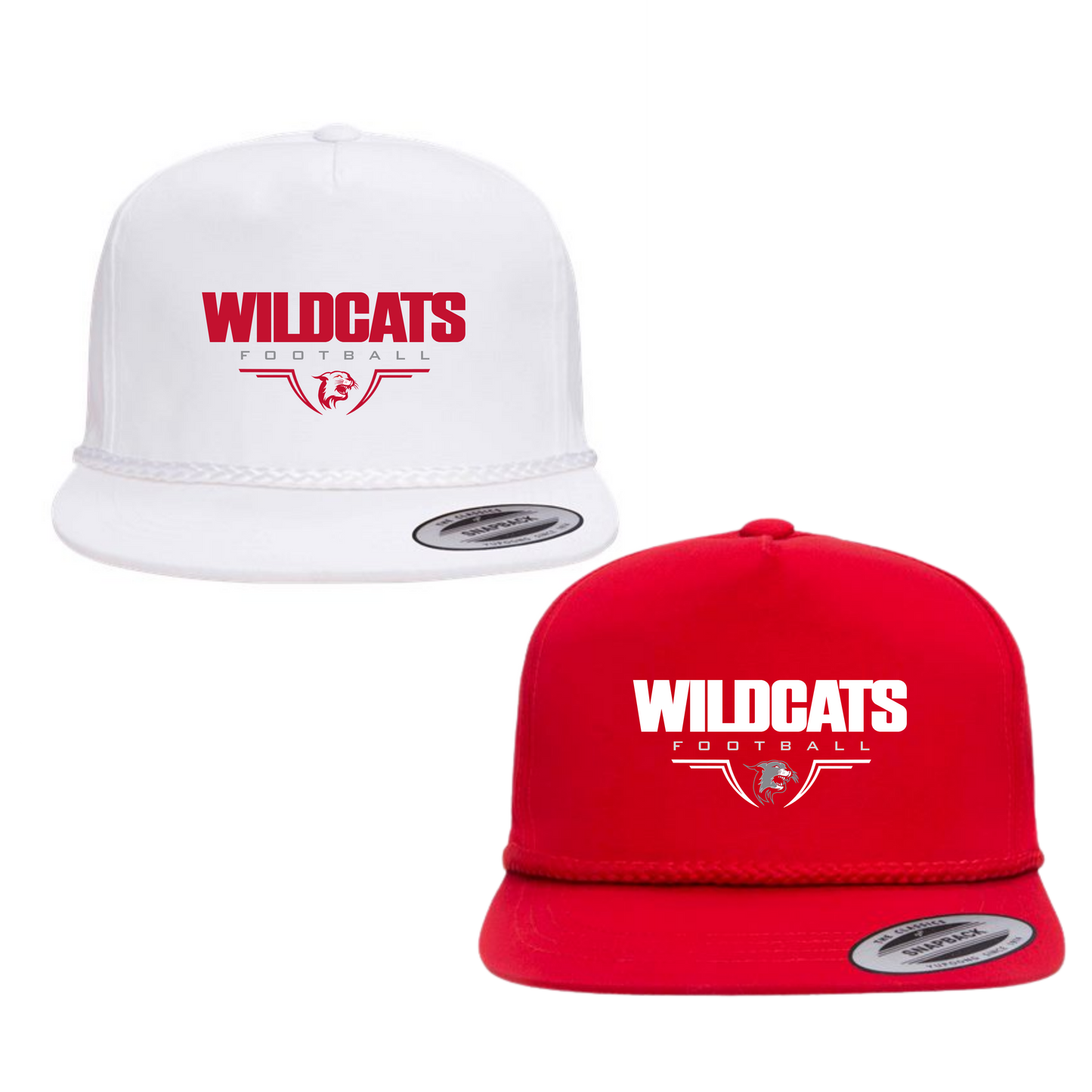 OJR Wildcats Football Golf Rope Style Snapback Hat