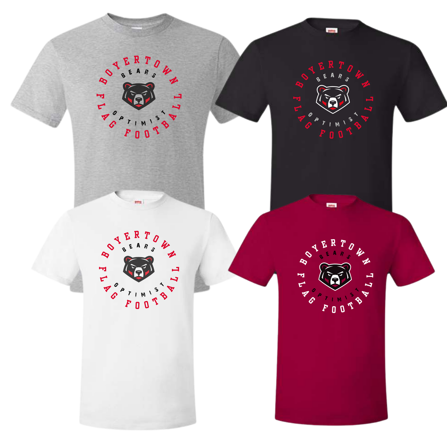 Boyertown Optimist Flag Football Unisex Tee - Huddle Up