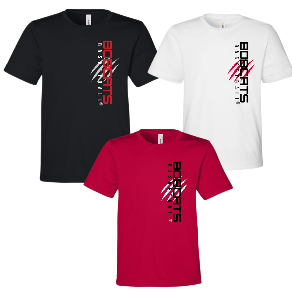 Bobcats Performance Tee Vertical