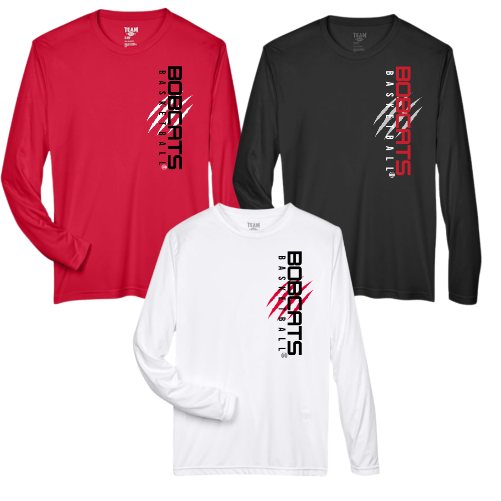 Bobcats LS Performance Tee Vertical