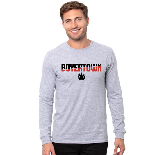 BYA-Boyertown Long Sleeve Unisex Tee Split