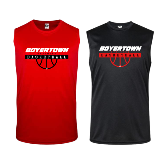 Boyertown Basketball Sleeveless Training Tee Forward