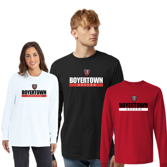 Boyertown SC Long Sleeve Unisex Cotton Tee Defend