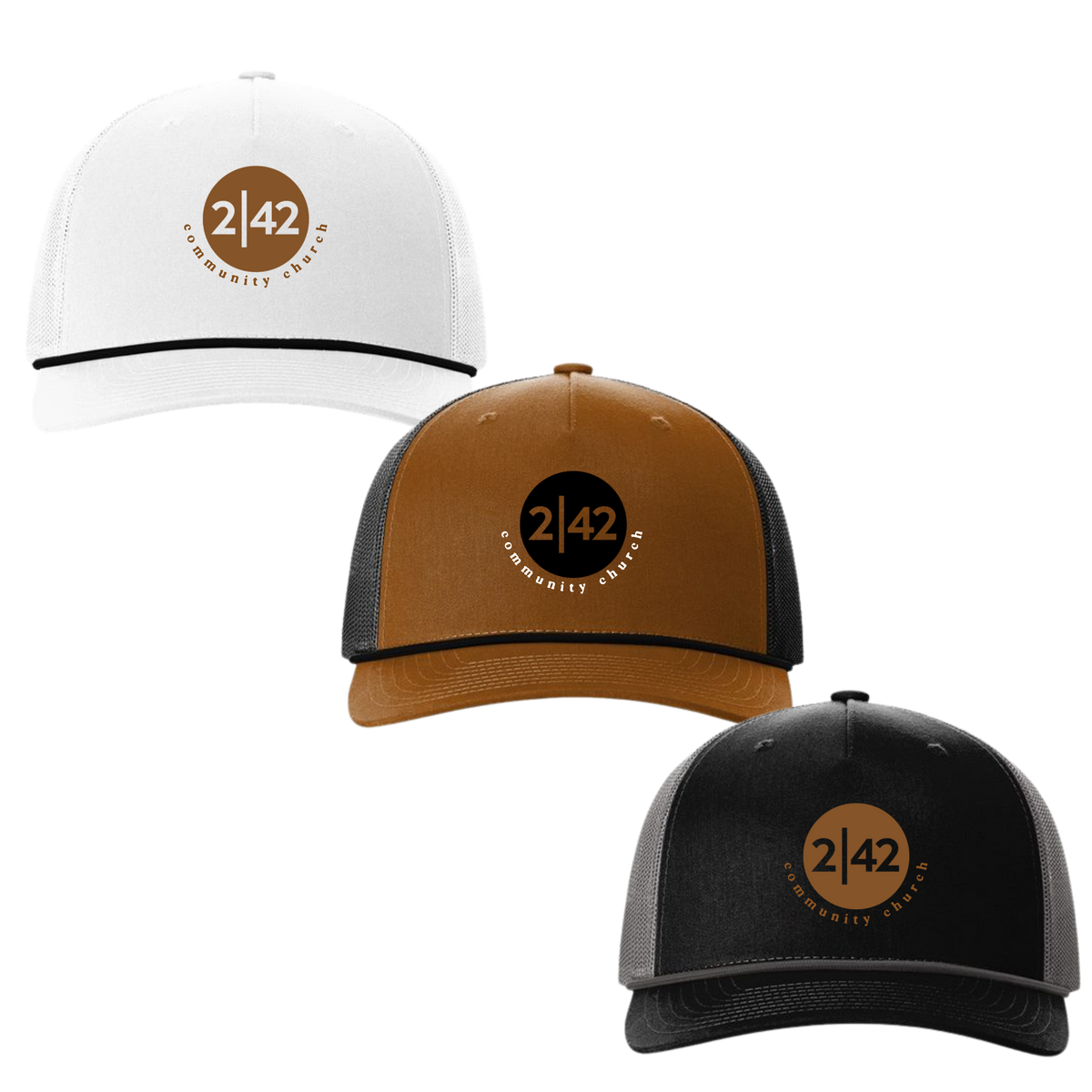 242 Community Church Richardson Rope Trucker Hat