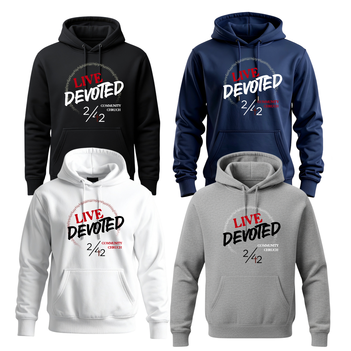 242 Community Church Live Devoted Unisex Hoodie