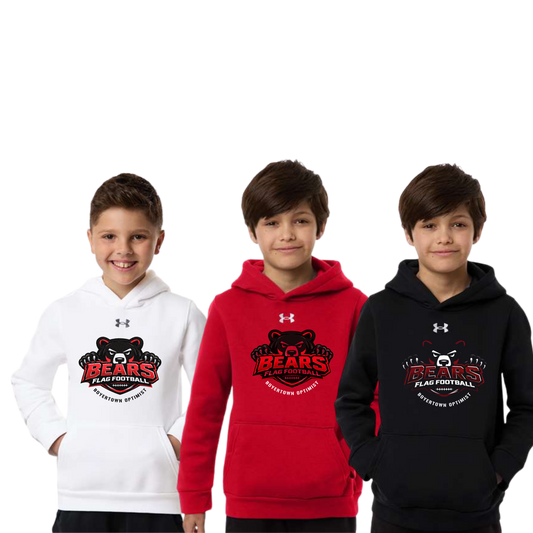 Boyertown Optimist Flag Football Youth Under Armour Hoodie - Attack