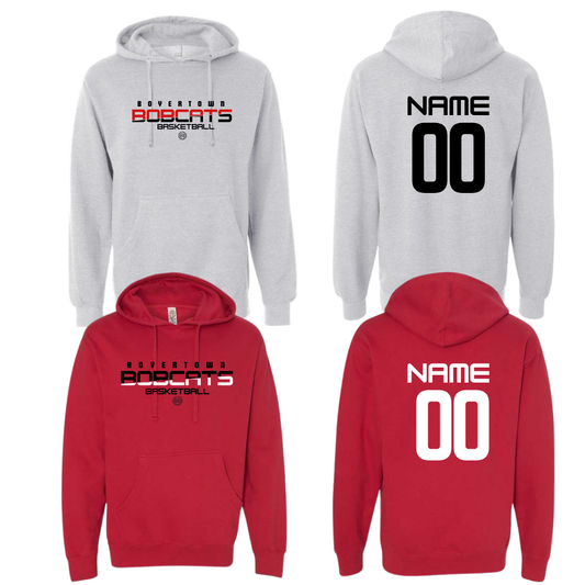 Bobcats Custom Hoodie Name & Number Switch