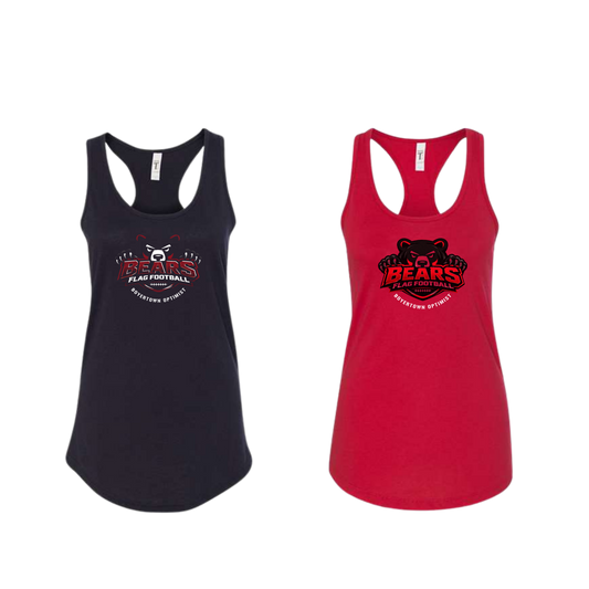 Boyertown Optimist Flag Football Ladies Racerback Tank - Attack