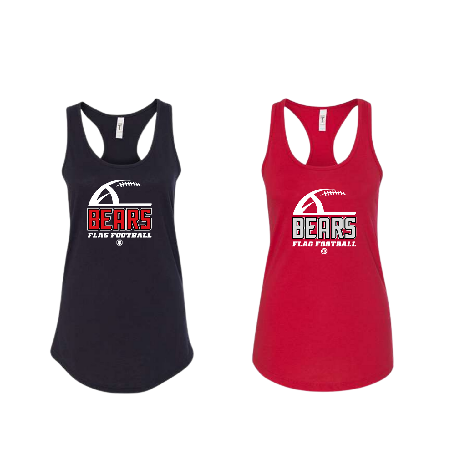 Boyertown Optimist Flag Football Ladies Racerback Tank - Zone